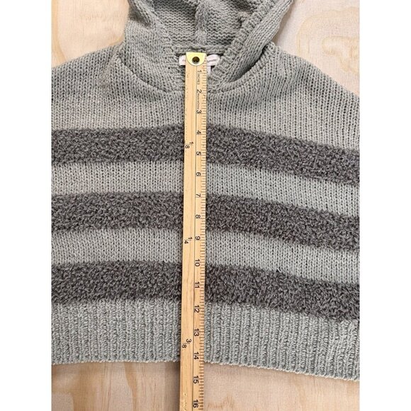 Cupcakes and Cashmere Sweater Women’s Small Crop Green Striped Cropped Y2K 90s - Picture 10 of 16